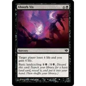  Magic the Gathering   Absorb Vis   Conflux   Foil Toys & Games