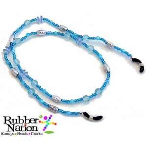  Bead Lovers Beaded Eye Glass Chain Turquoise Blue 24 