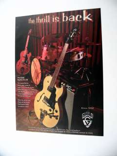 Guild Guitars Starfire II & III Guitar 1997 print Ad  