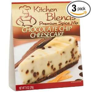 Kitchen Blends Chocolate Chip Cheesecake Mix, 7.6 Ounce Packages (Pack 