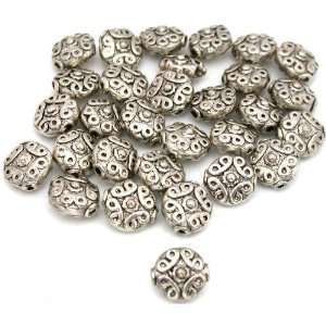  30 Bali Saucer Beads Jewelry Bead Stringing Parts 11mm 