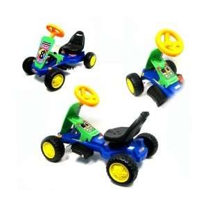   MiniMotors Blazin Blue Toy GoKart with Electric Motor Toys & Games