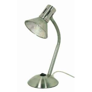   60/862 Small Goose Neck Desk Lamp, Brushed Nickel: Home Improvement