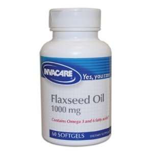  Invacare Flax Seed Oil 1000 mg Softgel (Case) Health 