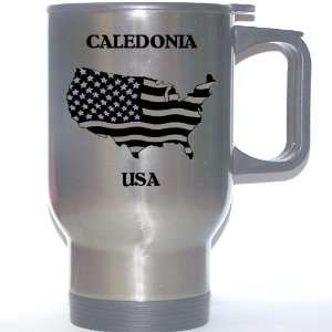  US Flag   Caledonia, Wisconsin (WI) Stainless Steel Mug 