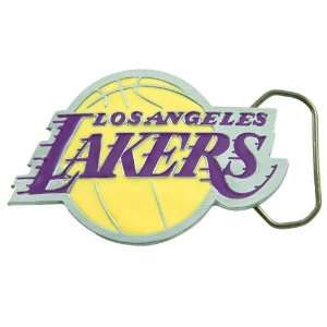  NBA Los Angeles Lakers Pewter Team Logo Belt Buckle 
