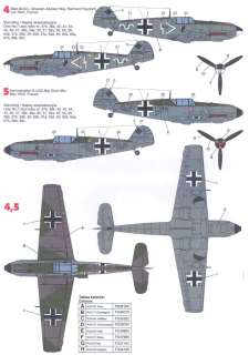 Techmod Decals 1/48 MESSERSCHMITT Bf 109E 4 w/Masks  