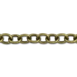  Antique Brass Plated Cable Chain: Arts, Crafts & Sewing