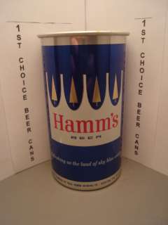 HAMMS ALUMINUM PRESIDENT CUP HOUSTON TEXAS BEER CAN #73 26  
