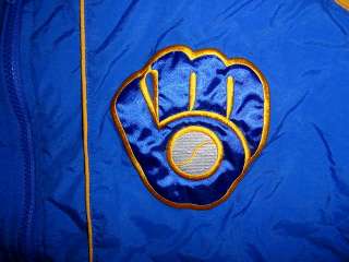   MILWAUKEE BREWERS 1982 WORLD SERIES COOPERSTOWN COLLECTION JACKET XL