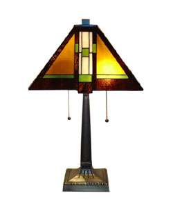Tiffany style Mission Aztec Table Lamp  Overstock