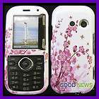 for Verizon LG Cosmos VN250   Pink White Flower Hard Case Phone Cover