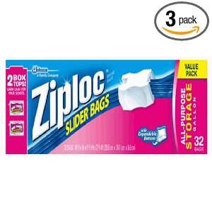  Ziploc Slider Storage Bag, Gallon Value Pack, 32 Count 