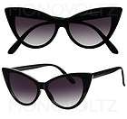   Eye Oversized Sunglasses Retro Vintage Style Smoke Black   Style #3801