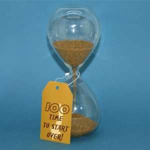 100th Birthday Hourglass   Funny 100th Birthday Gag Gift:  