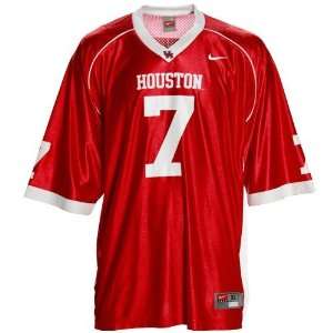  Nike Houston Cougars #7 Red Replica Football Jersey (X 