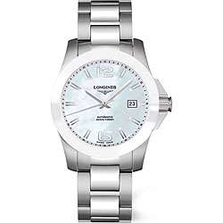 Longines Sport Collection Conquest Mens Steel Watch  