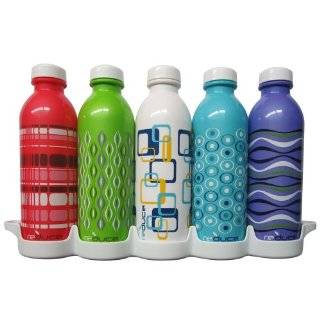 Living 16 Ounce Stackable Water Bottle, Wheat Grass Design For Living 