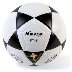  Mikasa FT5 Premier Series Soccer Ball   Black / White 