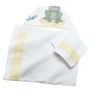  Leap Froggie   Hooded Towel with Wash Cloth: Baby