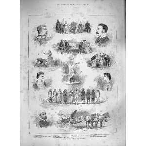  1886 AMUSEMENTS INDIAN HILL STATION NAWAB HORSE TONGA 