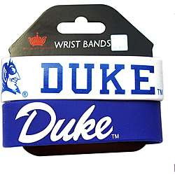 Aminco Duke Blue Devils Rubber Wristbands (Set of 2)  