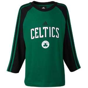  adidas Boston Celtics Youth Green Team Spirit Long Sleeve 