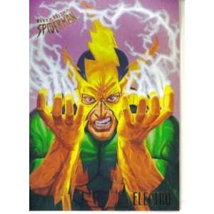  Fleer Ultra Marvel Spider Man Card #21 : Electro: Sports & Outdoors