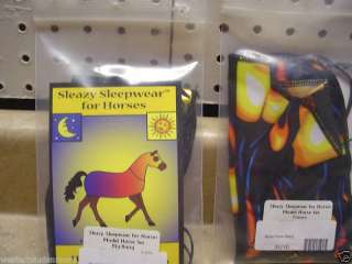 Model Breyer Horse Sleazy Sleepware Blanket Sheet Hood Flames  