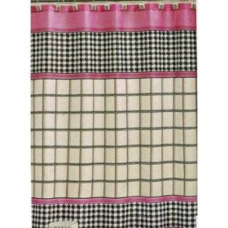 Blonder Home Accents Houndstooth Shower Curtain: Home 