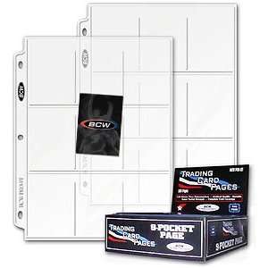   Trading Cards Pro 9 Pocket Pages (250 Ct. Box )