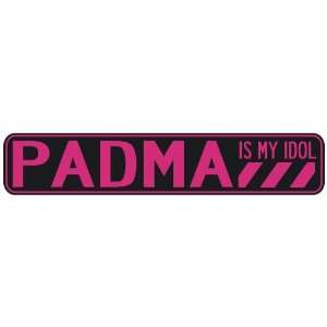   PADMA IS MY IDOL  STREET SIGN