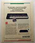 Ensoniq ESQ 1 Keyboard Synthesizer Vintage Print Ad 11/87