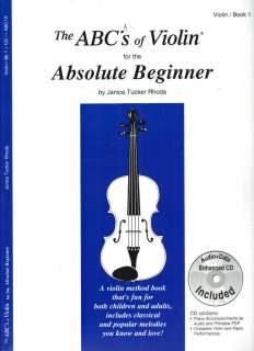 The ABCS of Violin for the Absolute Beginner Book 1, by Janice Tucker 