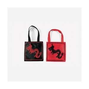  Dragon Tote Bags (1 dozen)   Bulk [Toy] 