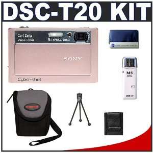  Sony CyberShot DSC T20 8.0 Megapixel Digital Camera (Pink 