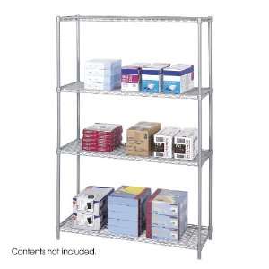 Safco Industrial Wire Shelving, 48 x 18 Office Products