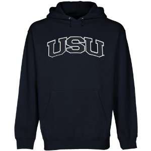  NCAA Utah State Aggies Navy Blue Arch Applique Midweight 