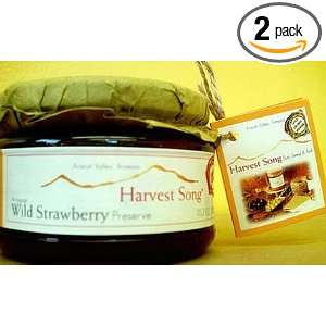 Harvest Song Atrisanal All Natural Wild Strawberry Preserves   10 ozs 