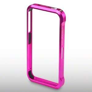  METAL BUMPER CASE FOR IPHONE 4 & 4S PINK BY CELLAPOD CASES 
