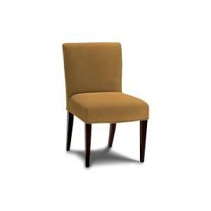   Side Chair, Tuscan Leather, Camel, Mahogany Furniture & Decor