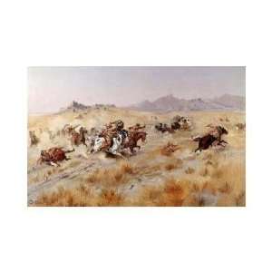 Charles Russell   Attack Giclee 
