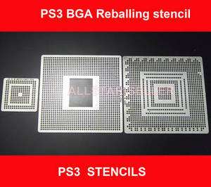 Play Station 3 PS3 BGA Reballing stencil template 3pcs  