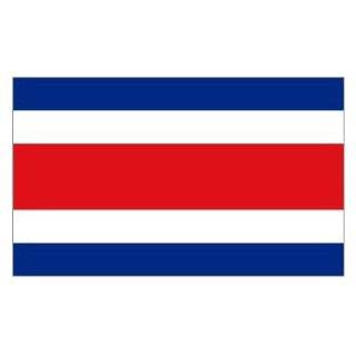 Costa Rica National Country Flag   3 foot by 5 foot Polyester (New)