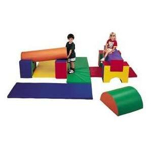  11 Piece Jr. Gym Set, Soft Building Blocks: Toys & Games