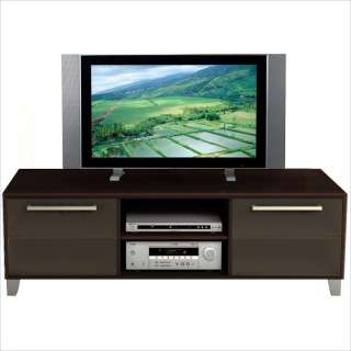 Nexera Brooklyn Wood Plasma/LCD Rich Espresso TV Stand 687174998748 