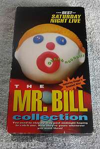   Best Of Saturday Night Live The Mr. Bill Collection VHS Sluggo Mr Hand