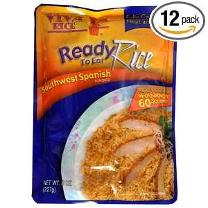 Viva La Rice Ready to Eat Rice, Southwest Spanish Flavored, 8 Ounce 
