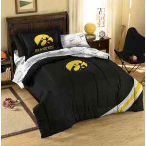  Iowa Hawkeyes Twin Comforter, Sheets & Shams (5 Piece Bed 