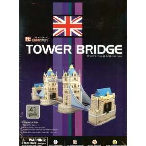 Cubic Fun 3D Puzzle: London Tower Bridge Sculpture [Kitchen & Home 